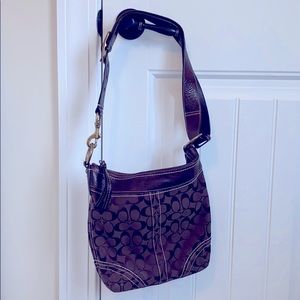Coach brown shoulder bag